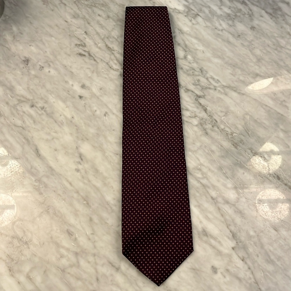 Strathmore The Rogue & Good Co. (Jackson, MS) 100% Silk Tie- Navy/Burgundy/Gold